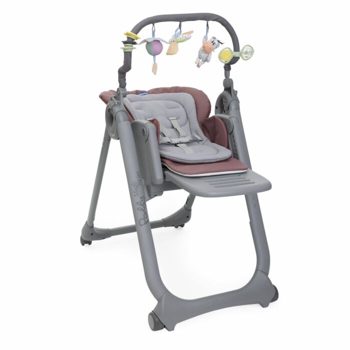 Chicco Eetstoel Polly Magic Relax Mauve | Babyhuys.com