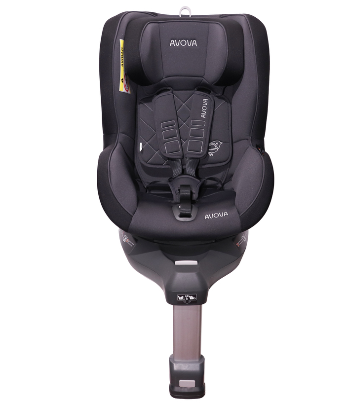 AVOVA Autostoel - Sperber-Fix i-Size - Grey-Black  - Babyhuys.com
