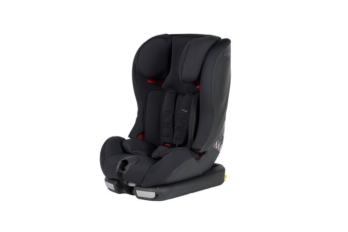 Avova autostoel - Sperling-Fix i-Size - Koala Grey - 4260621463042 - links schuin voor - Babyhuys.com