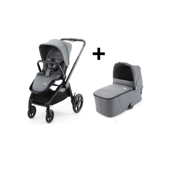 Recaro Kinderwagen Celona Black Frame - Prime Silent Grey