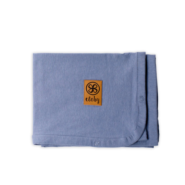Cloby Multifunctionele UV Zonnedoek Blauw - UPF 50+ - 95x73 cm | Babyhuys.com