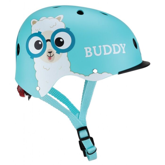 Globber Helm Elite Lights  Blue Buddy - Babyhuys.com