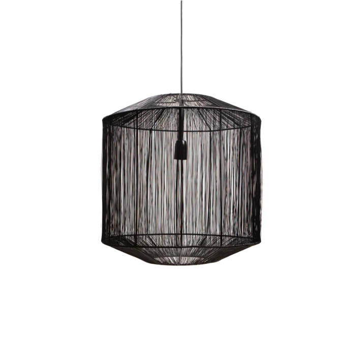 Hanglamp SENNA mat zwart Ø40x43cm - Wohi.nl