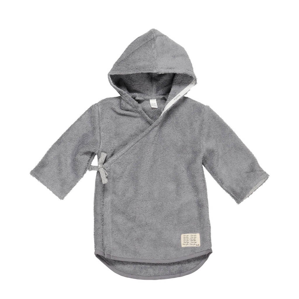 Koeka Baby badjas Dijon Organic - grijs 62/68