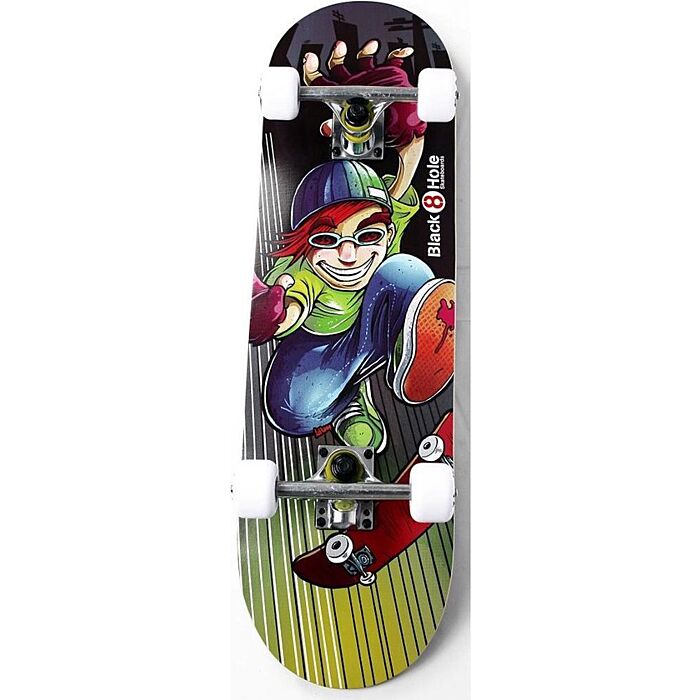 Move Skateboard - Skater Boy - grijs-wit-rood - 4260195358355 - Babyhuys.com