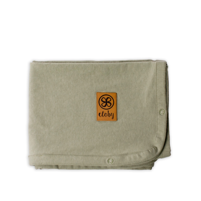 Cloby Multifunctionele UV Zonnedoek Groen - UPF 50+ - 95x73 cm | Babyhuys.com