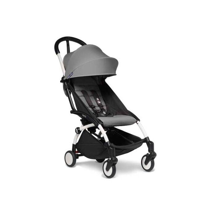 Babyzen  YOYO² 6+ Grau - Weißes Gestell - BabyHuys.com