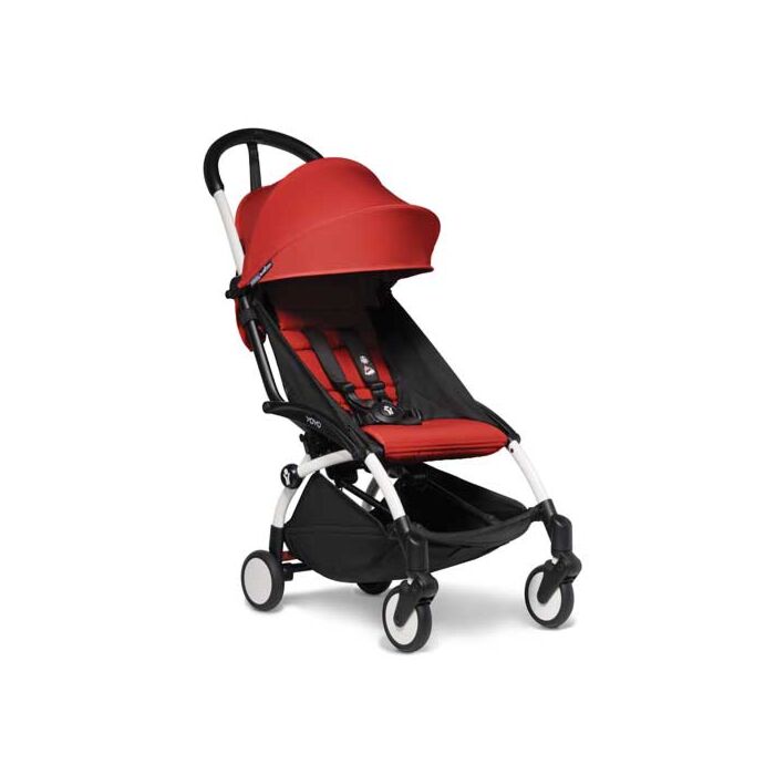 Babyzen  YOYO² 6+ Red - Weißes Gestell - Babyhuys.com