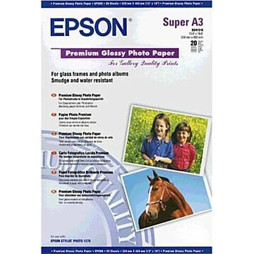 Epson Premium Glans  Photo Paper A 3+, 20 vel, 255 g   S 041316 (228471)