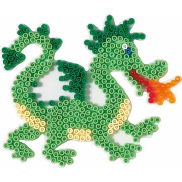 Hama Strijkkralen Grondplaat Draak Wit  (2670305)