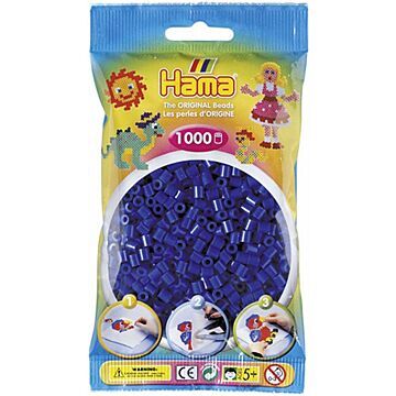 Hama Strijkkralen 1000 Stuks Donkerblauw  (2670008)