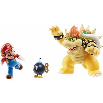 Super Mario figuren mario vs bowser 6,5 cm  (5764512)