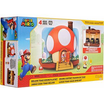 Super Mario toad huis deluxe voor figuren van 6,5  cm (5763674)