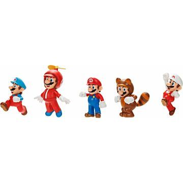 Super Mario figuren mario 5-pack 6,5 cm  (5766464)