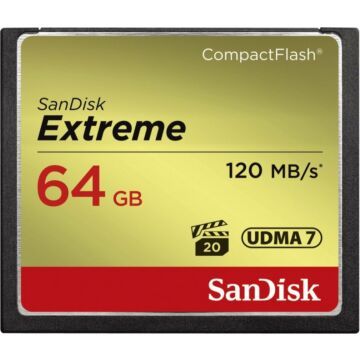 SanDisk Extreme CF          64GB 120MB/s UDMA7   SDCFXSB-064G-G46 (722507)