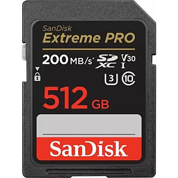 SanDisk Extreme Pro SDXC   512GB UHS-I C10 U3 V30 (732783)