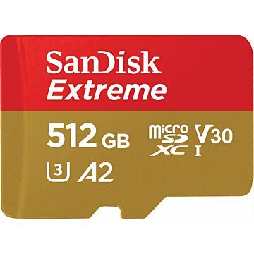 SanDisk microSDXC          512GB Extreme A2 C10 V30 UHS-I U3 (732825)