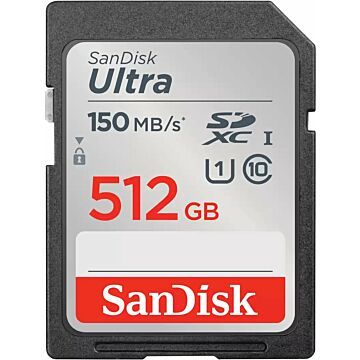 SanDisk Ultra SDXC UHS-I   512GB 150MB/s       SDSDUNC-512G-GN6IN (751872)