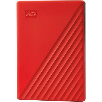 Western Digital My Passport  4TB rood USB 3.2 Gen 1 (496036)