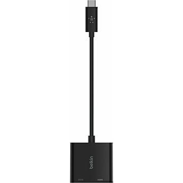 Belkin USB-C op HDMI-Adapter 60W PD, zwart AVC002btBK (551189)