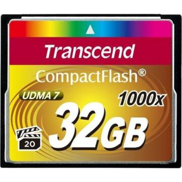 Transcend Compact Flash     32GB 1000x (656789)