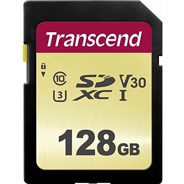 Transcend SDXC 500S        128GB Class 10 UHS-I U3 V30 (380529)