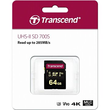 Transcend SDXC 700S         64GB Class 10 UHS-II U3 V90 (397672)