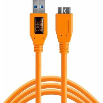Tether Tools TetherPro USB 3.0 A/Micro B 4,6m oranje (879368)
