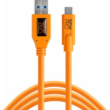 Tether Tools USB 3.0 naar USB-C 4,60m oranje (358507)