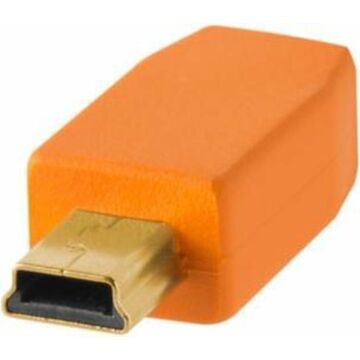 Tether Tools TetherPro USB 2.0 A/MiniB 5 Pin 4,6m oranje (879361)