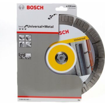 Bosch DIA-doorslijpschijf 230x22,23x15mm Best Univ. teQ (599104)