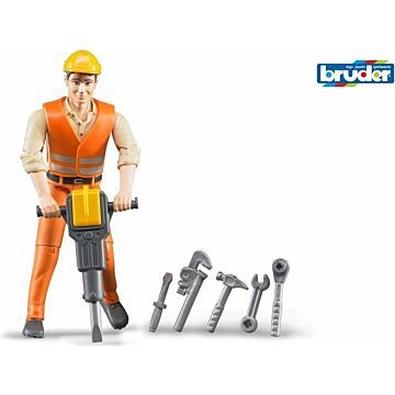 Bruder Bworld Figuur Constructie Werker  (3390204)