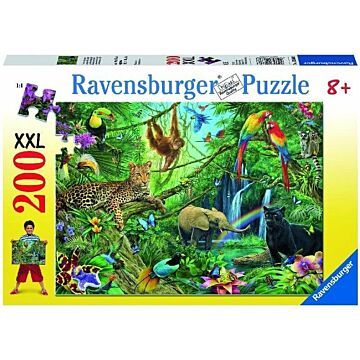 Ravensburger Puzzel Dieren In De Jungle  200 Stukjes XXL (6031266)
