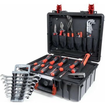 Wiha 9300-71402 Tool Case Basic Set L mechanic 46-pcs. (725209)