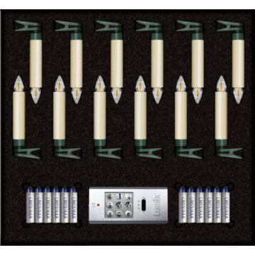 Krinner Lumix Superlight Flame mini ivoor 12-delige set (572770)