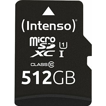 Intenso microSDXC          512GB Class 10 UHS-I U1 Performance (712756)