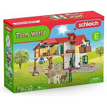 Schleich 42407 Boerderij Met Stal En Dieren   (4462407)