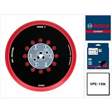 Bosch EXPERT multihole steunpad 150mm,middel,ind,M8+5/16 (706330)