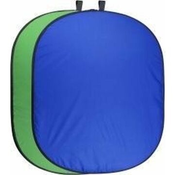 walimex pro achtergronddoek 150x210cm groen/blauw (896231)