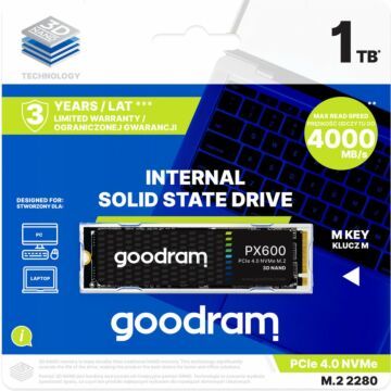 GOODRAM PX600 M.2          500GB PCIe 4x4 2280 SSDPR-PX600-500-80 (810182)