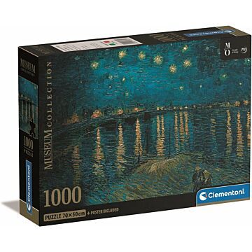 Puzzel 1000 Gogh Starry Night compact box  (6139789)