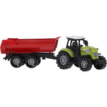 Tractor Met Aanhanger Rood Licht En Geluid (3484847)
