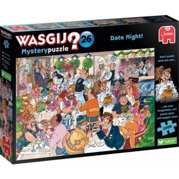Puzzel Wasgij Retro Mystery 26 date night 1000 stukjes (6130331)