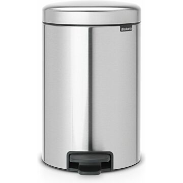 Brabantia pedaalemmer Newicon 12,0 l mat staal (637471)