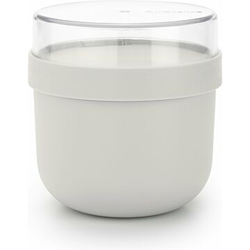 Brabantia yoghurtbeker Make & Take 0,5L Lichtgrijs (1024203)