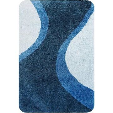 Dutch House Metz badmat 60 x 90 cm blauw  (1013967)