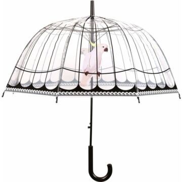 Esschert Design paraplu vogelkooi transparant  (1010896)
