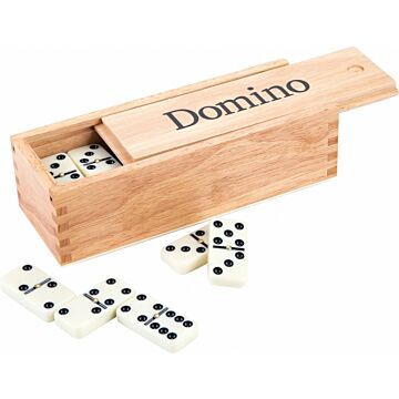 Spel Domino Hout Dubbel 6 In Kist  (6052501)