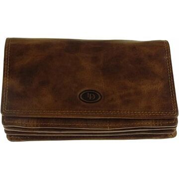 Bruine Dames of Huishoud Portemonnee Clutch Model 15x9cm
