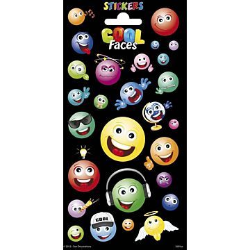 Stickers Cool Faces  (6550558)